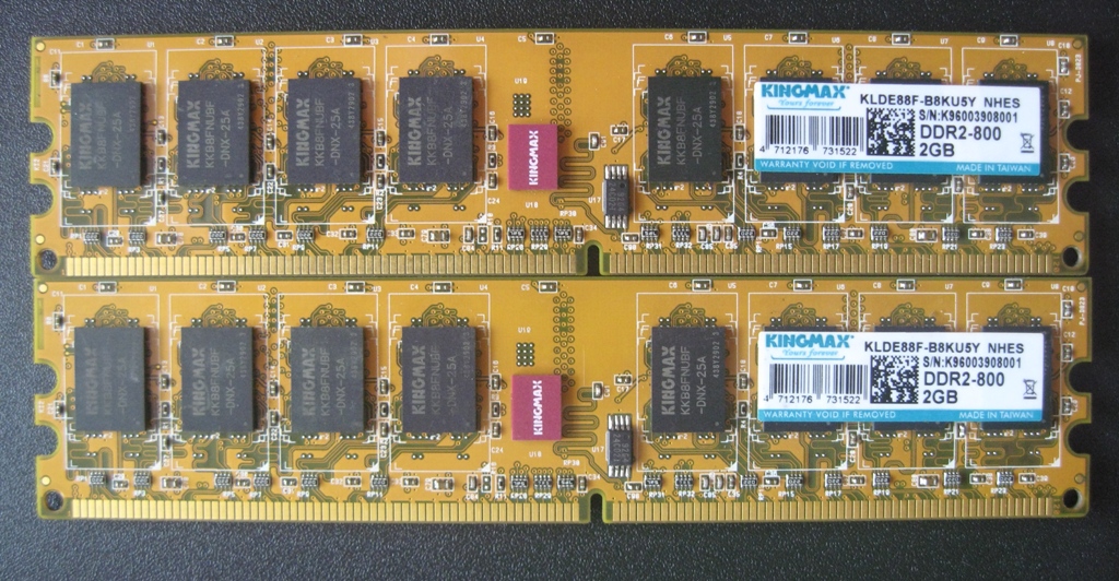 Ram ddr2 2g chính hãng tháo máy