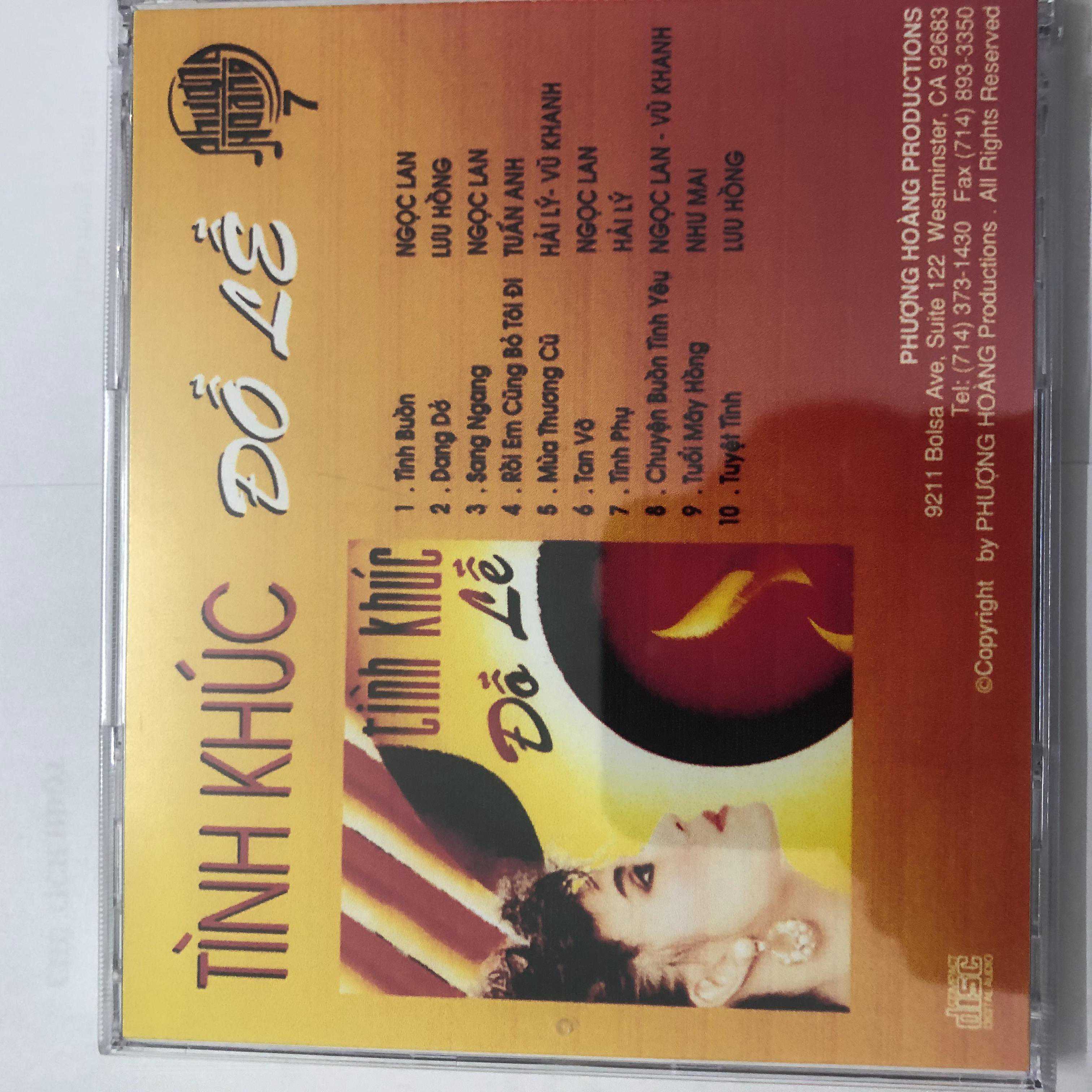 [HCM]Phượng Hoàng CD 07 : Tình Khúc Đỗ Lễ