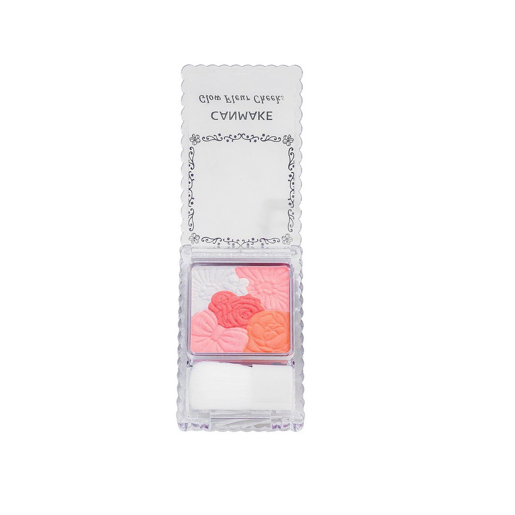 Phấn Má Hồng Canmake Glow Fleur Cheeks 6,3g.#02 Apricot Fleur