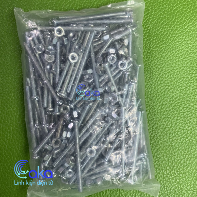 Vít m3 + tán độ dài tùy chọn
