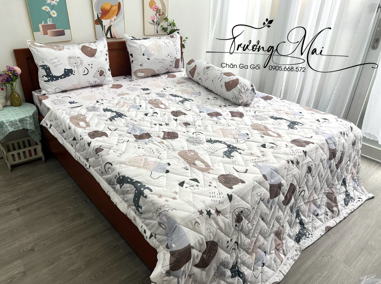 Ga gối vải lụa tencel mềm mướt mát sét không chăn và có chăn nhiều chọn lựa.