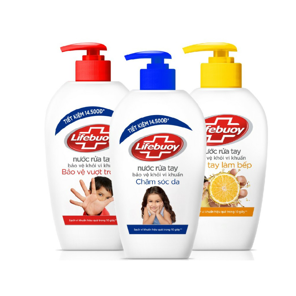 [HCM]Nước rửa tay Lifebuoy chai 500ml
