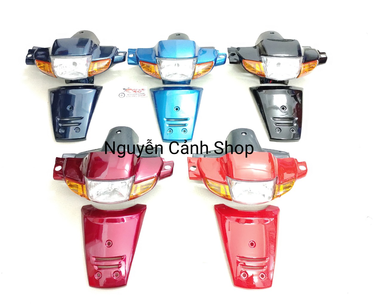 bộ đầu đèn mặt nạ wave 110 thái