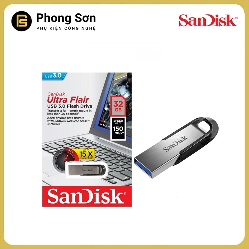 USB 32GB 3.0 CZ73 Flair Sandisk