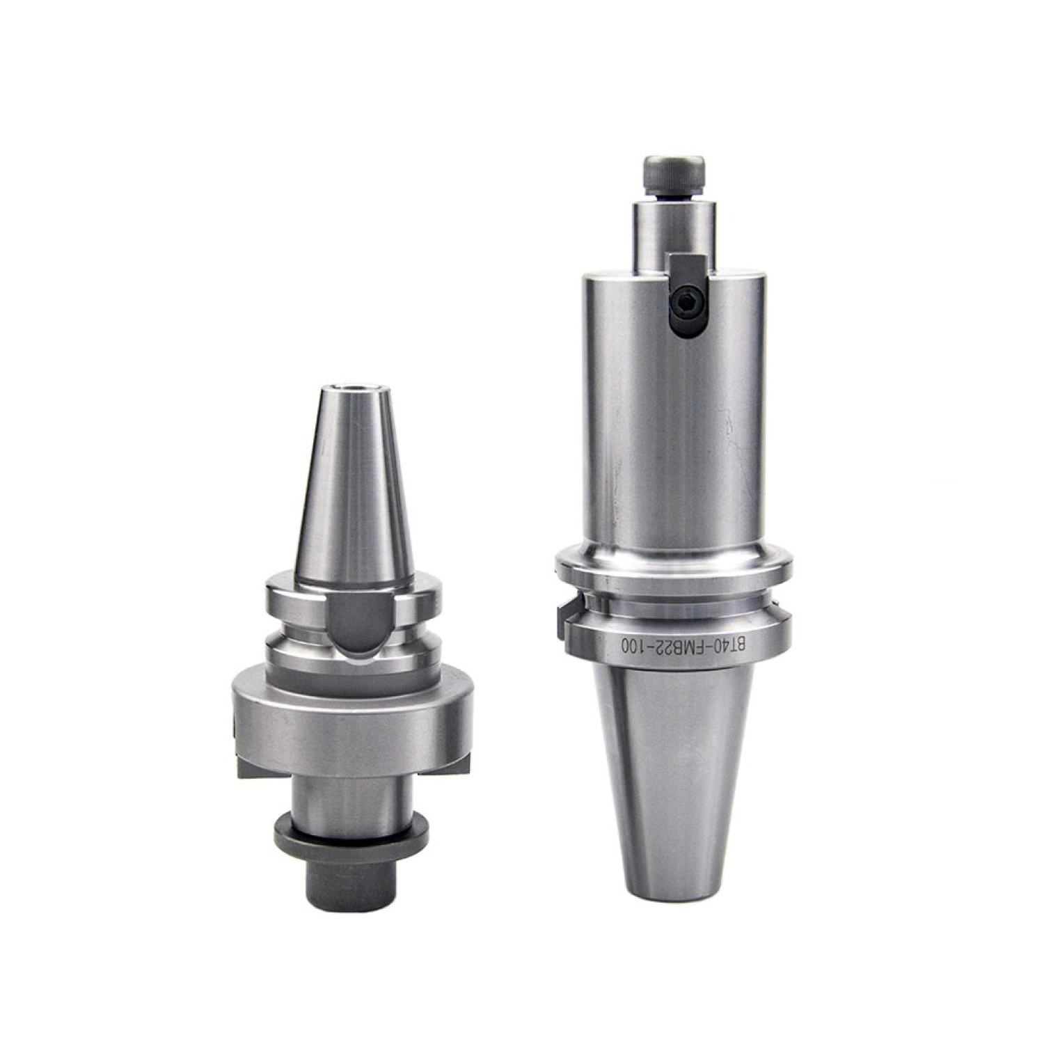 Bầu kẹp BT40 lắp bát phay. Chuôi BT40 lắp đài phay.