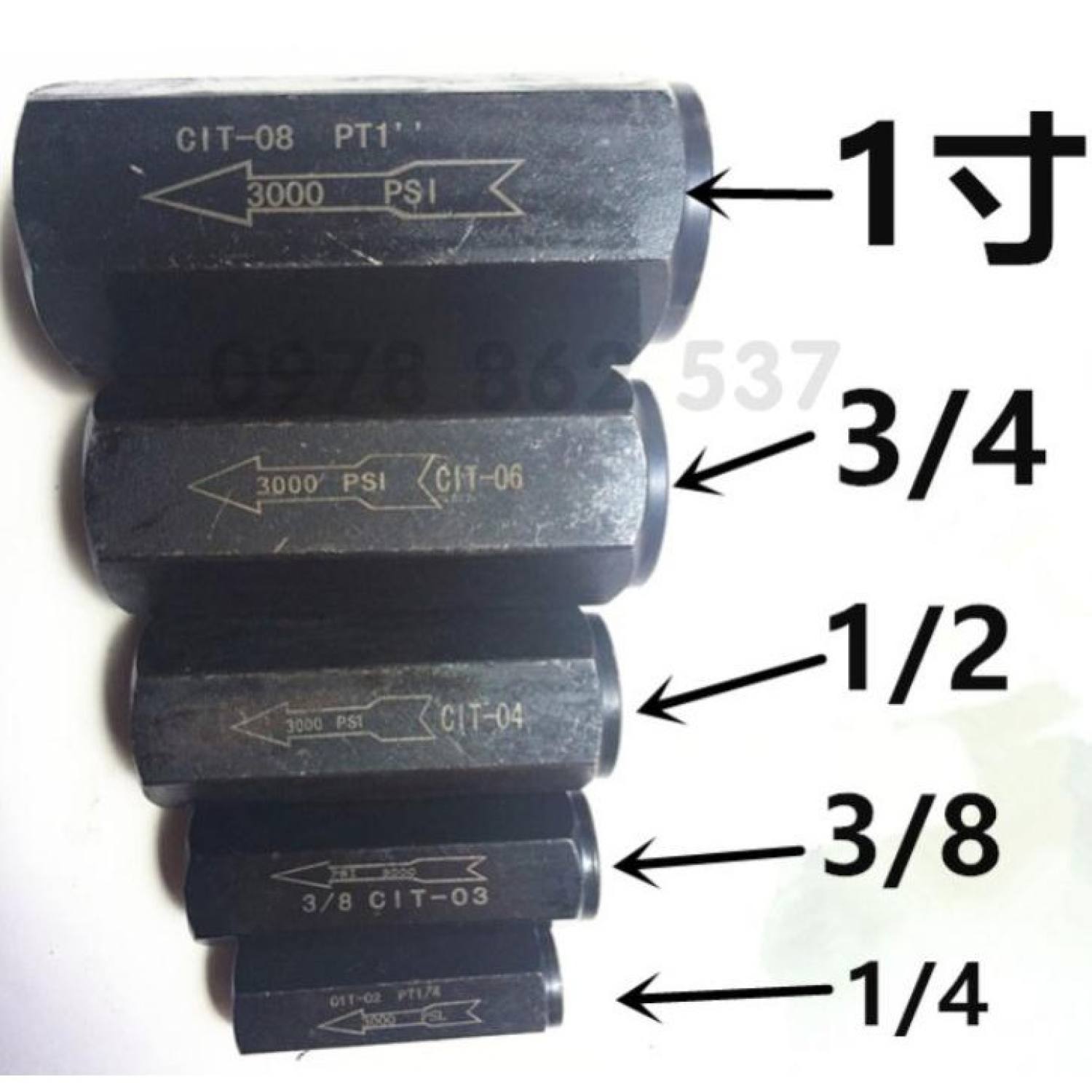 Van 1 chiều thuỷ lực