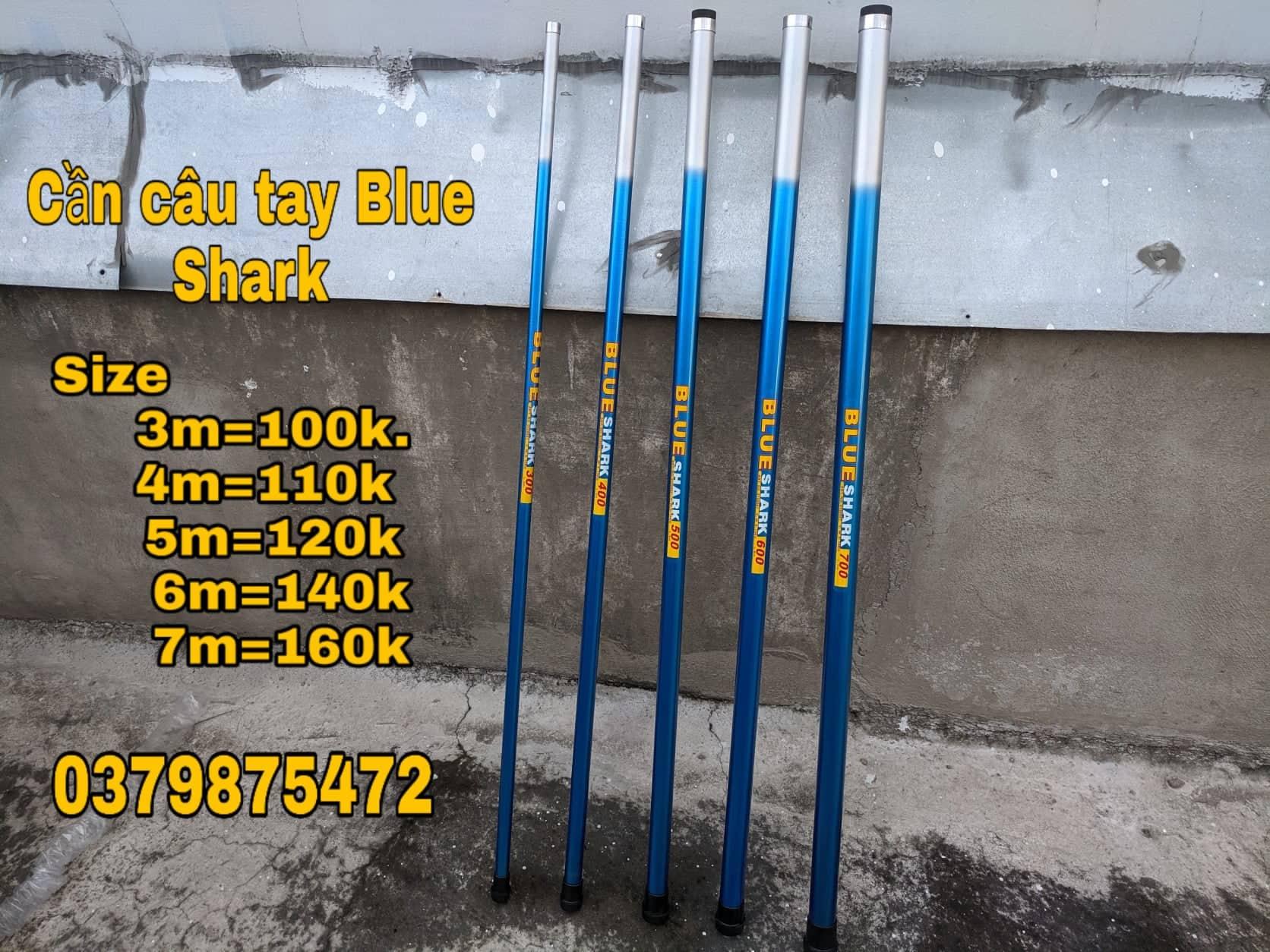Cần câu tay giá rẻ Blue Shark tùy chọn size 3m 4m 5m 6m 7m