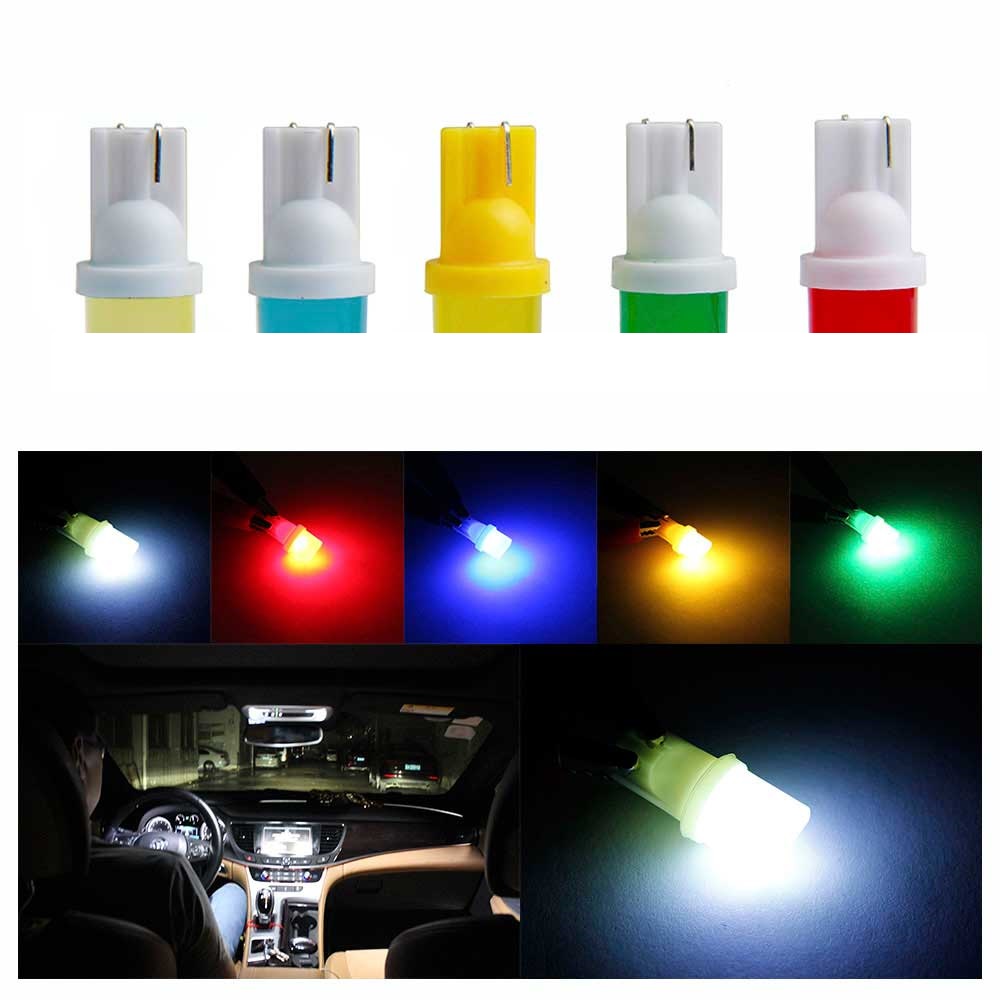 Đèn Led T10 COB 1 Mắt Chip DC 12V Thay Thế Mặt Đồng Hồ, Taplo Ô Tô, Đèn Xi Nhan Xe Máy Xe Đạp Điện