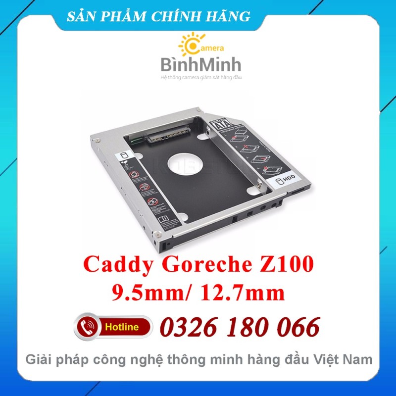 Khay Gắn Thêm Ổ Cứng Caddy Bay chuẩn 9.5mm / 12.7mm, Optibay for Mac