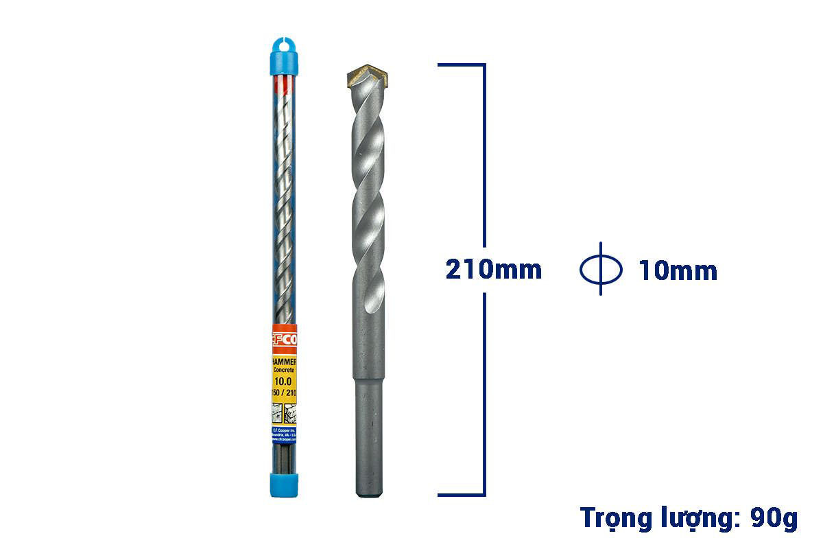 Mũi khoan bêtông sds - plus cf cooper c100210