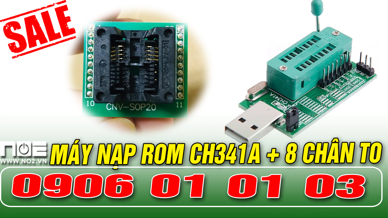 Máy nạp rom mini + 8 to+ 8 nhỏ
