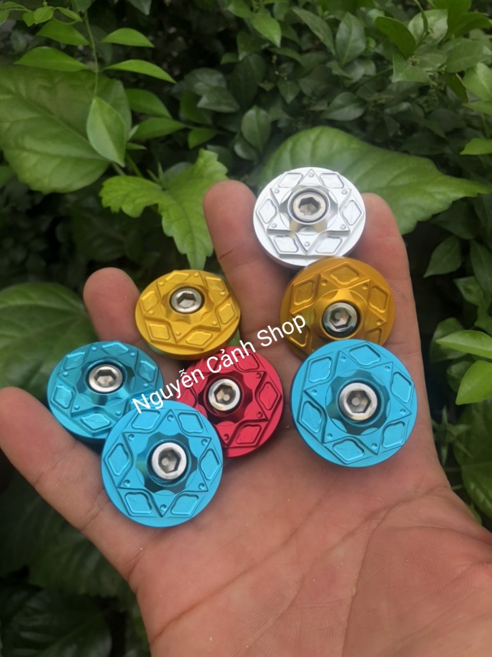 cặp gù nhôm CNC kiểu cho xe máy