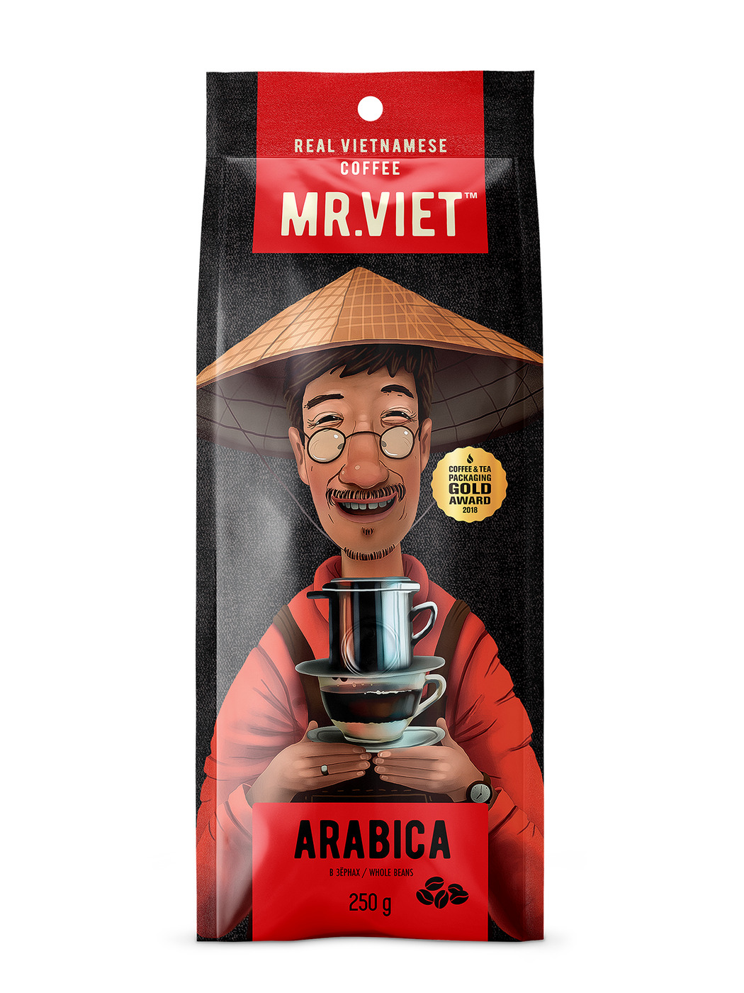 Mr Viet roasted coffee beans Arabica 250g