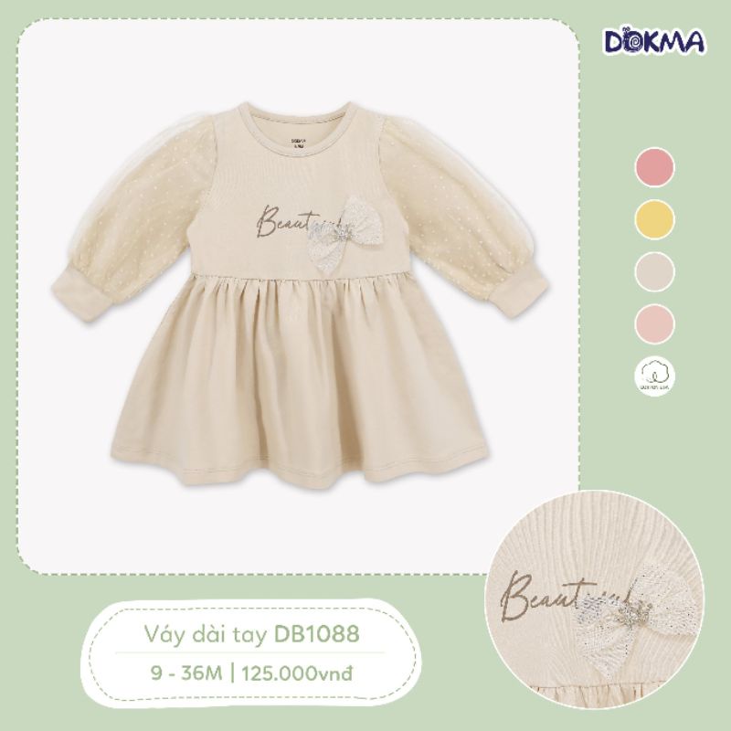 Váy bé gái Dokma 9-36M mã DB1088