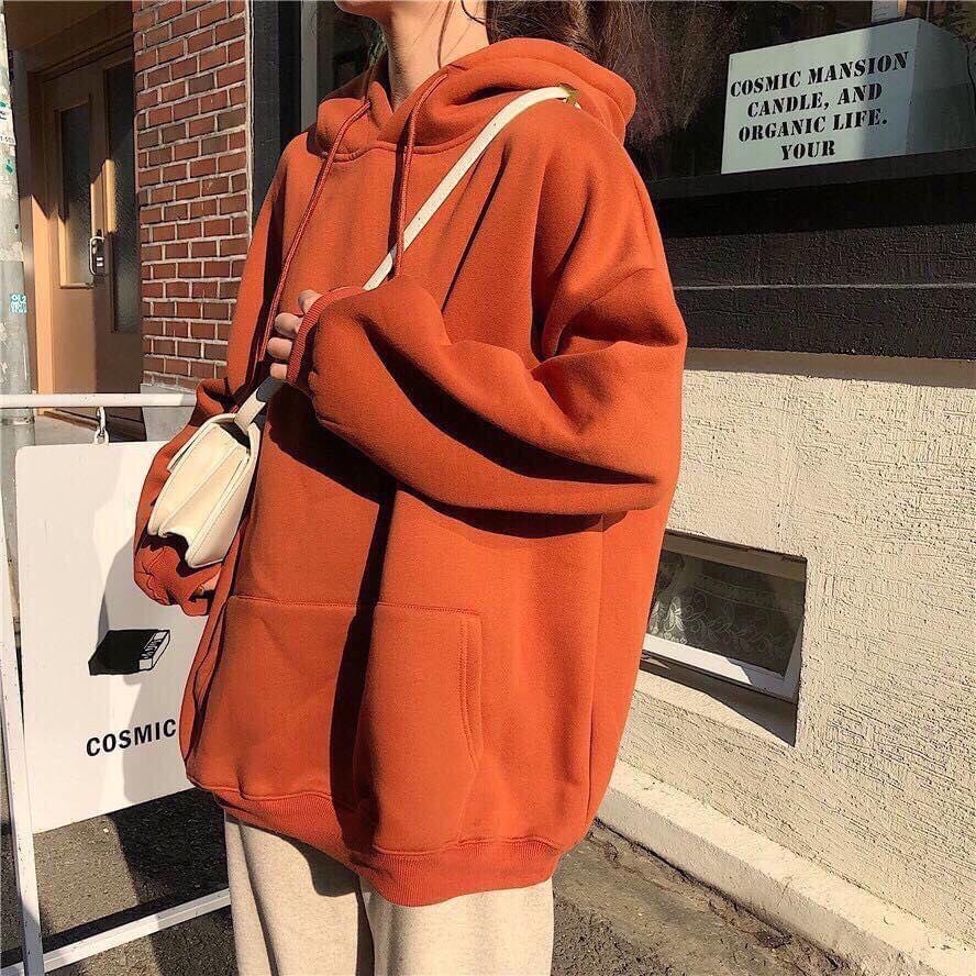 Áo hoodie trơn