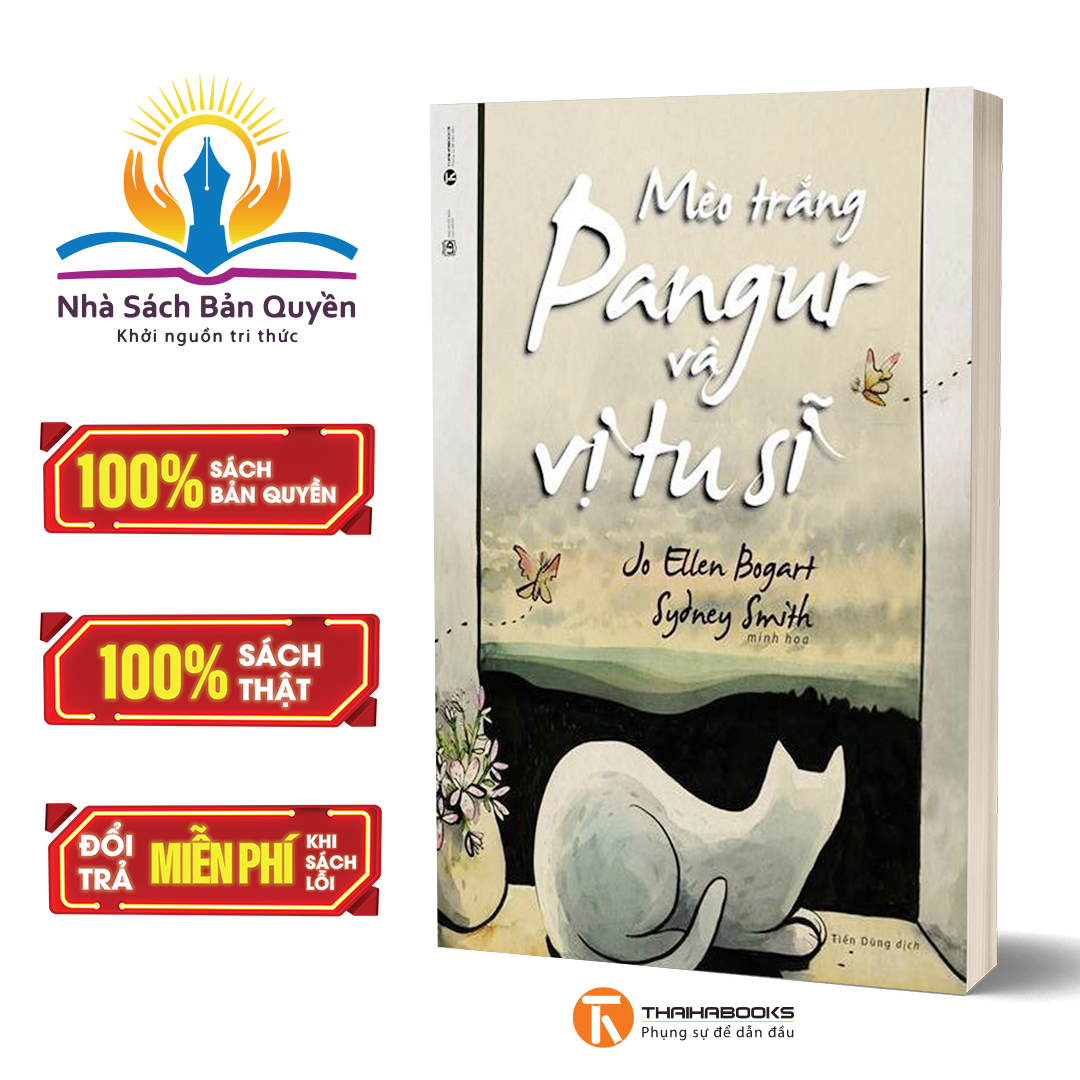 Sách - mèo trắng pangur và vị tu sĩ