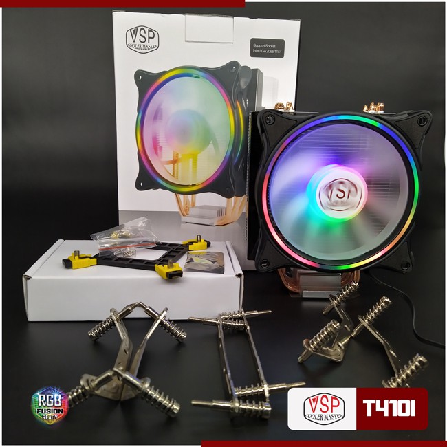 Fan VSP Cooler T410i LED RGB
