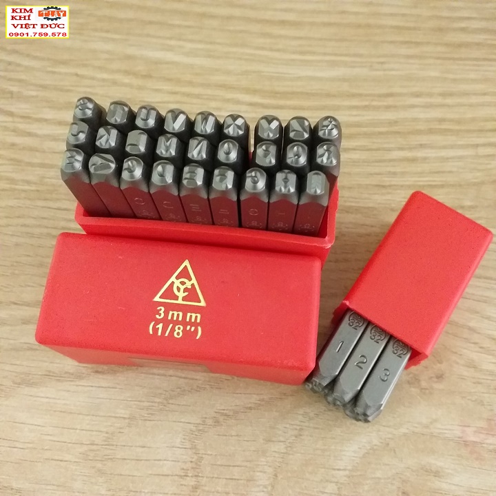 Bộ đục số đóng số  4 ly