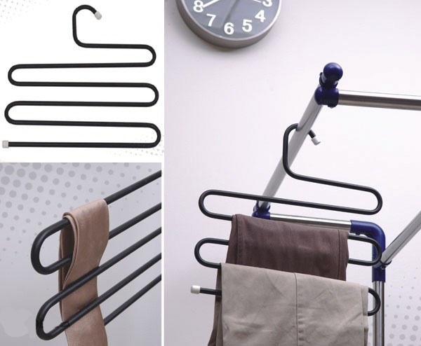 Combo 2 Móc quần inox 5 tầng