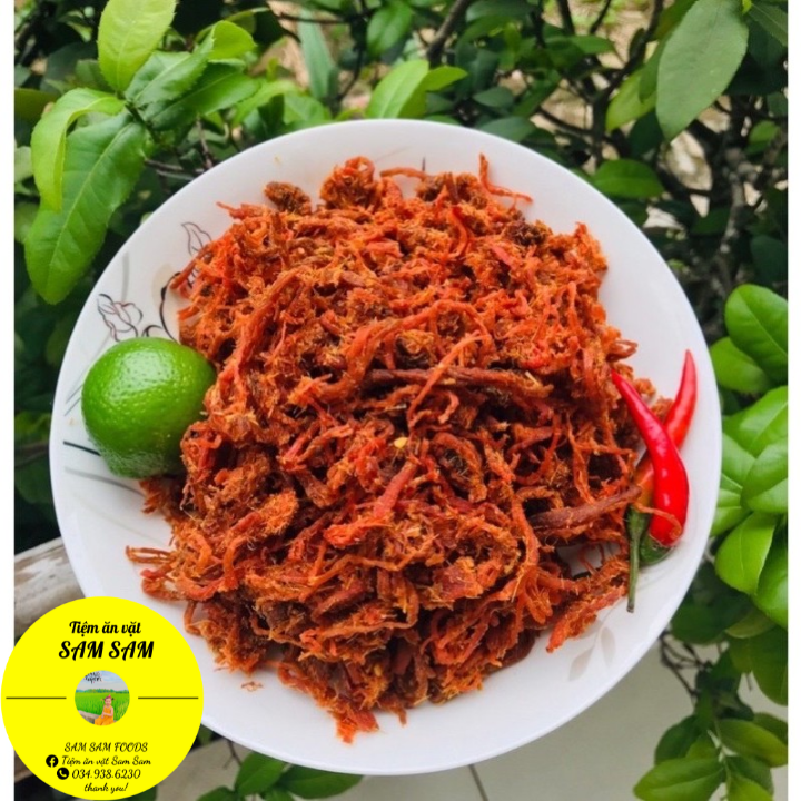 Khô bò túi zip 100g siêu ngon Tiệm Ăn Vặt Sam Sam