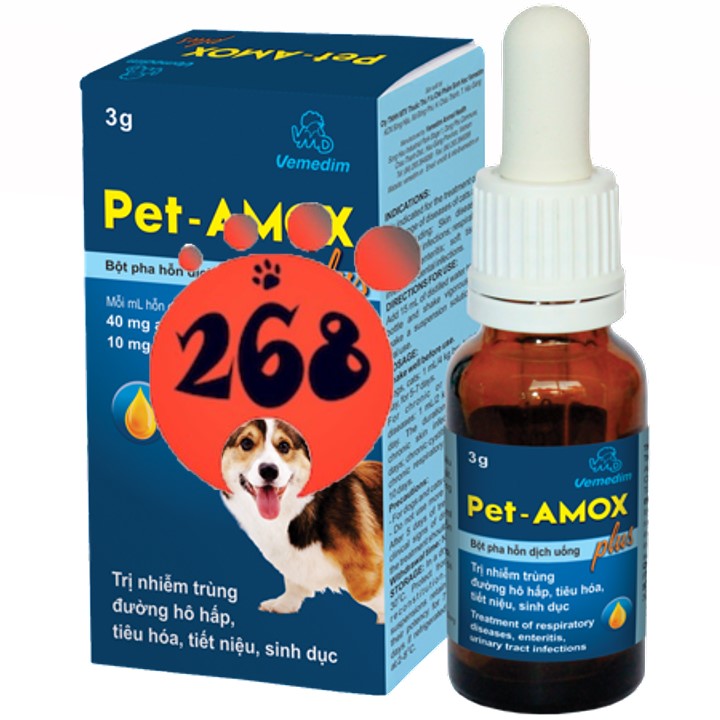 Pet Amox Powder for Dogs and Cats disease