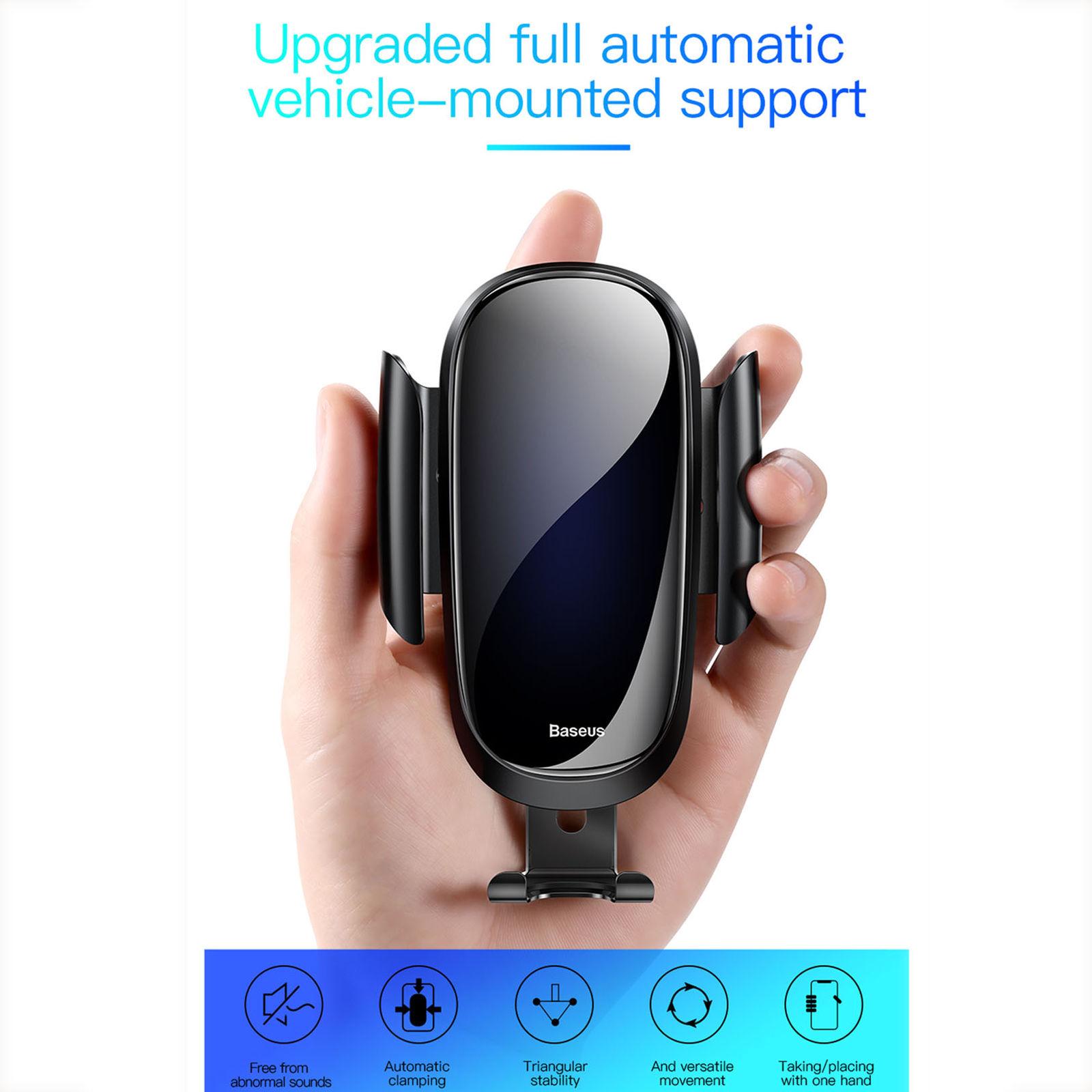 Bộ đế giữ điện thoại khóa tự động dùng cho xe hơi Baseus Future Gravity Car Mount （Air Outlet Version）