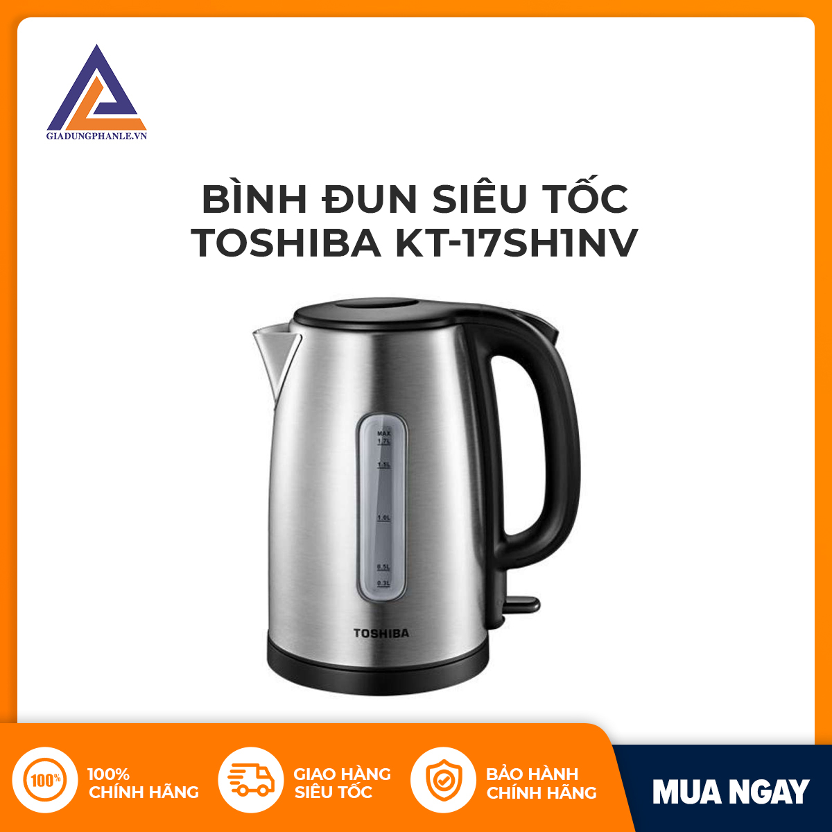Bình đun siêu tốc Toshiba KT-17SH1NV