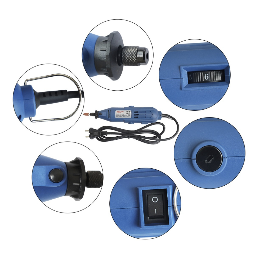 Bộ máy khoan mài cắt mini đa năng- Máy mài mini