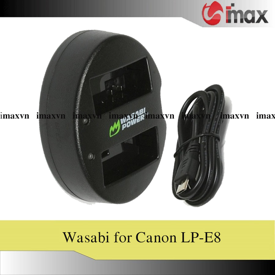 Sạc máy ảnh wasabi for canon lp-e8