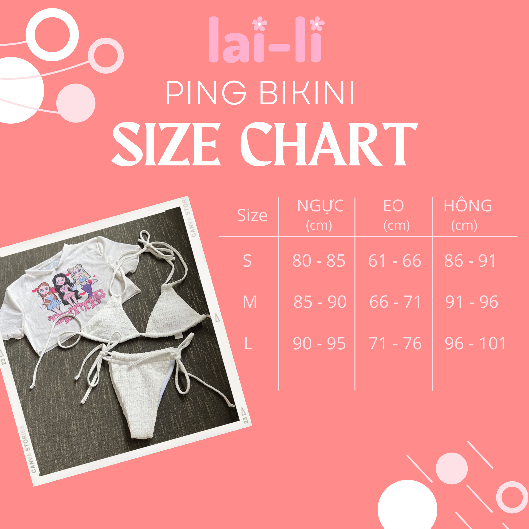 Bikini Cột Dây Kèm Áo Croptop Laili Wear