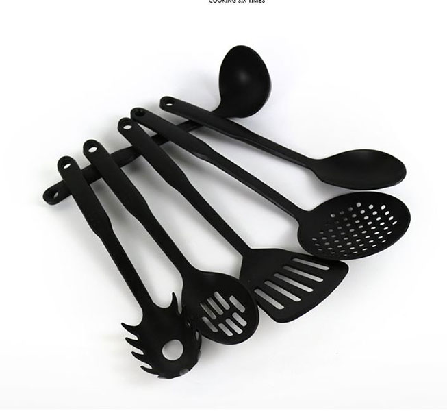 Bộ Nhà Bếp 6 Món Vá Lẩu, Xẻng, Vớt Trứng, Lược Dầu, Múc Cơm Nhựa Cao Cấp