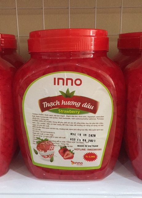 Thạch thủy tinh hương dâu