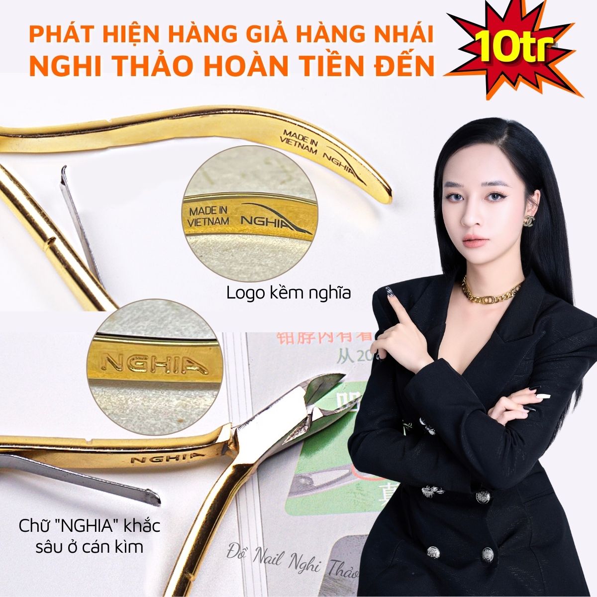 Kềm nghĩa d555 nhặt da
