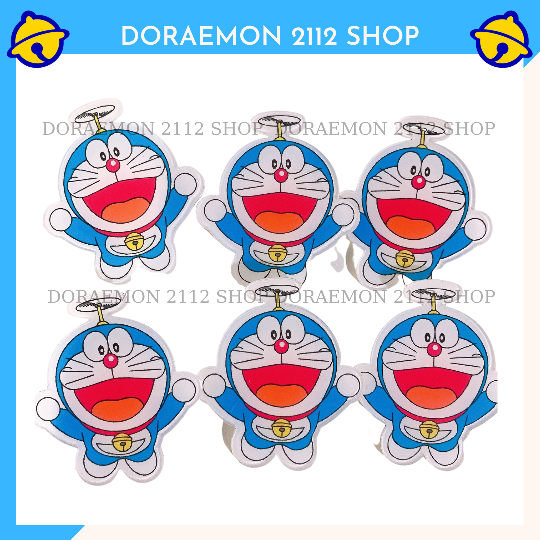 Huy hiệu Doraemon cài áo - trang trí balo