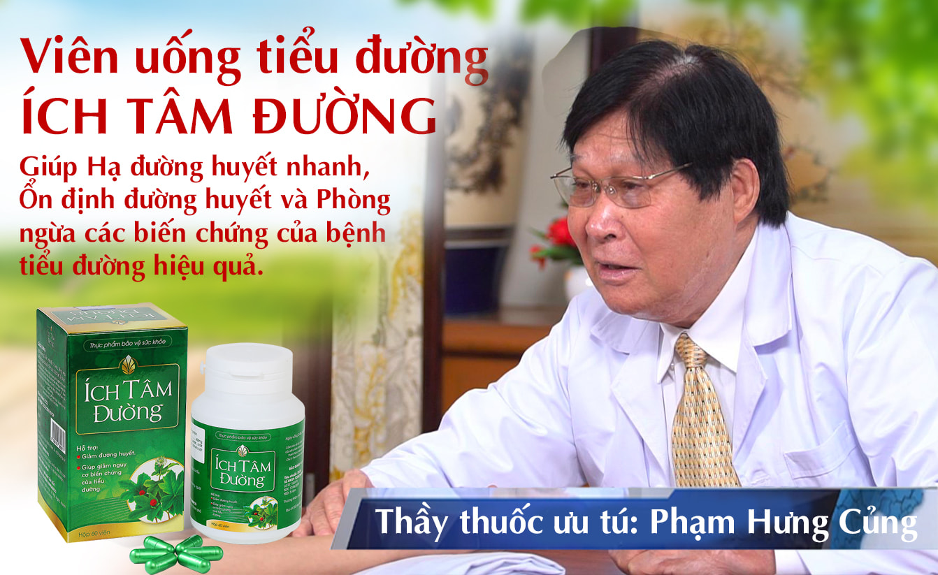 TIỂU ĐƯỜNG - ÍCH TÂM ĐƯỜNG CHÍNH HÃNG