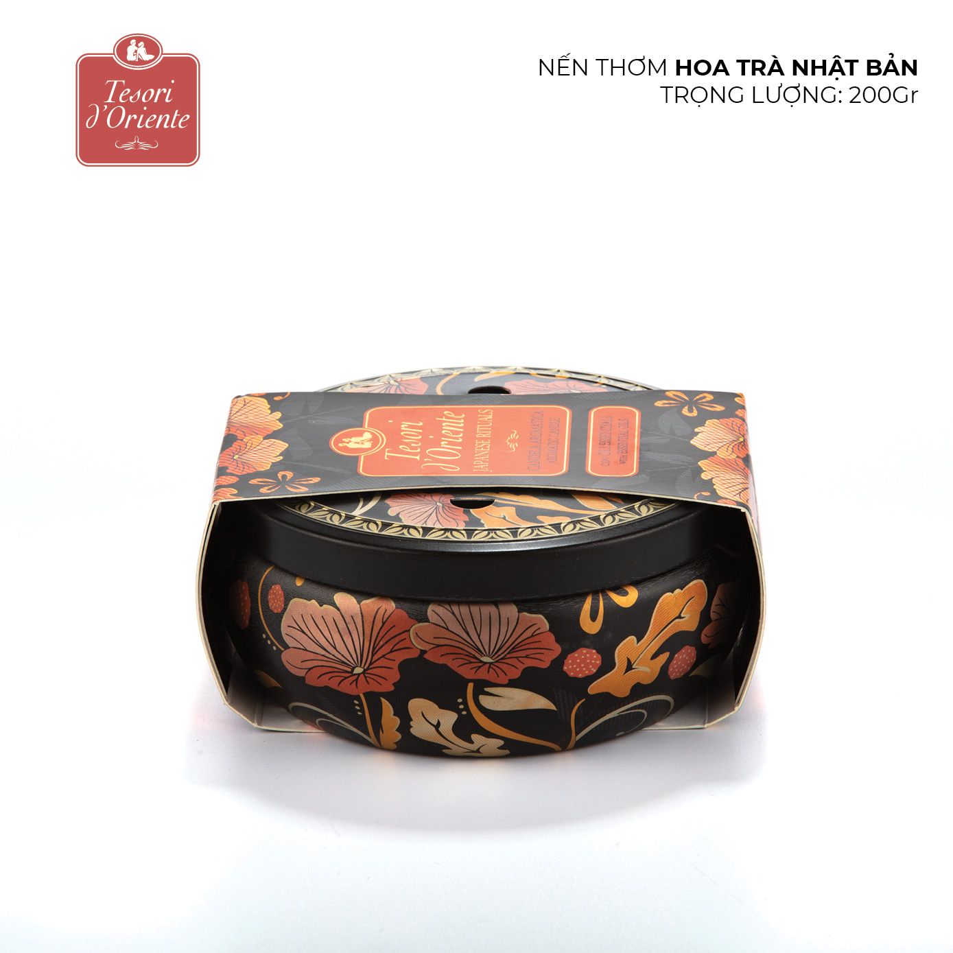 Nến thơm phòng Tesori d'Oriente Hoa trà Nhật Bản 200gr