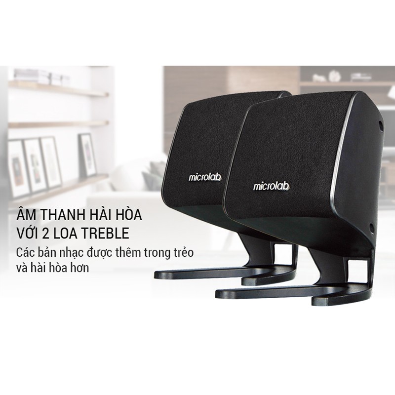 Loa vi tính Microlab M108 – 2.1 hàng chính hãng