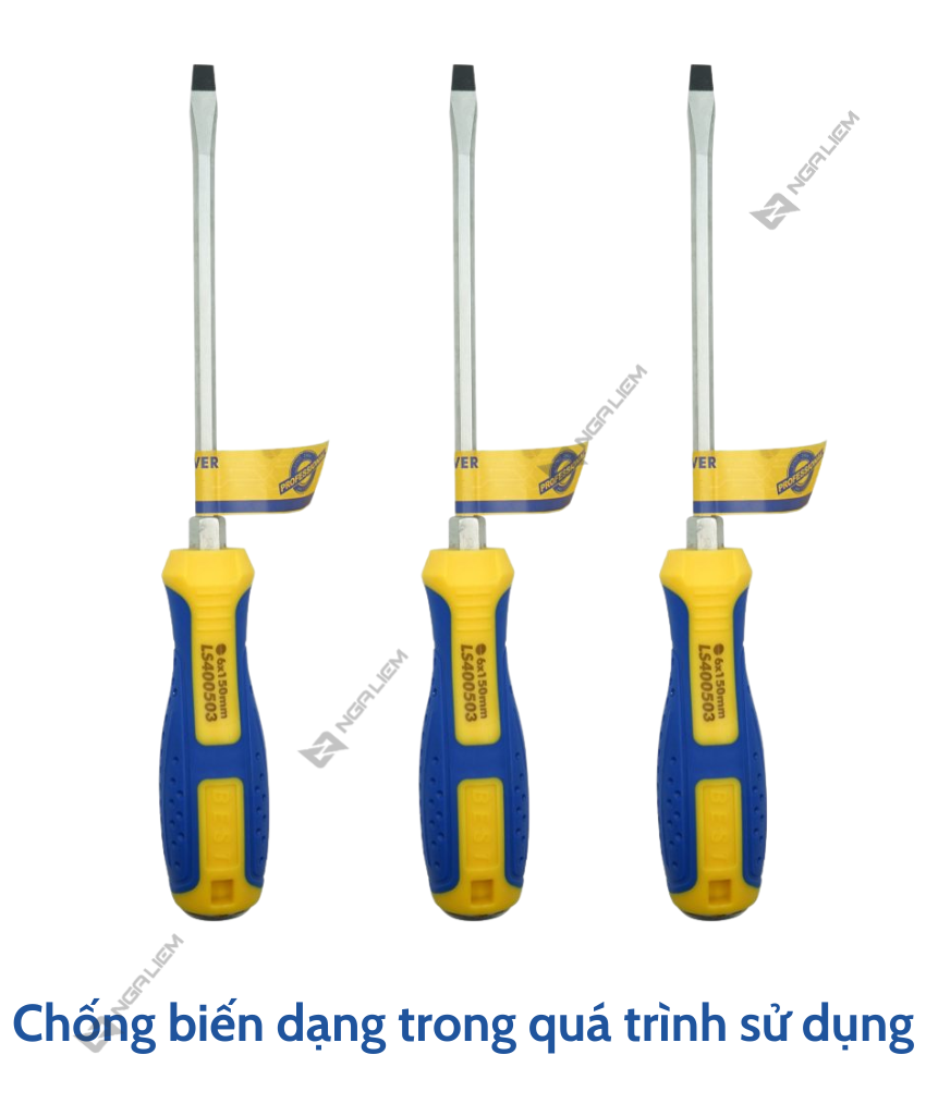 Tua vít đầu DẸP LS+ (6*150mm; 6*200mm; 8*150mm; 8*200mm)