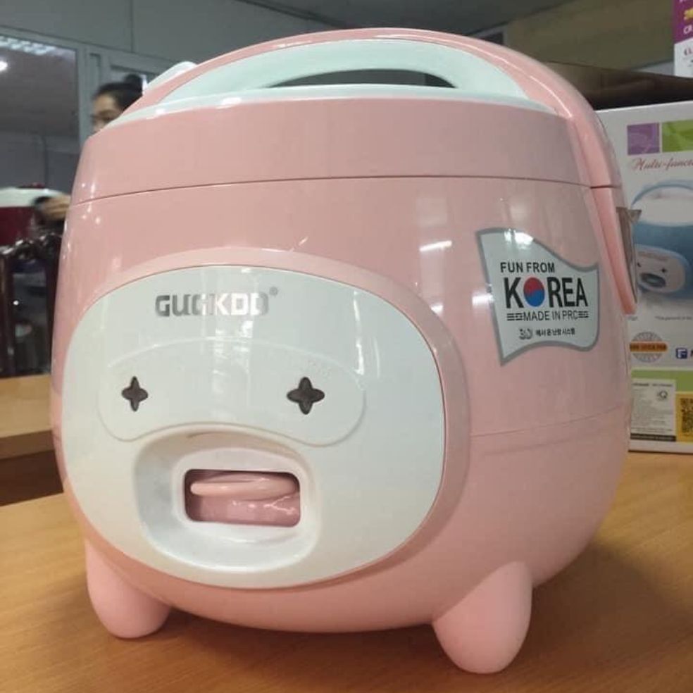 NỒI CƠM ĐIỆN COOKU GK-182 1.8L. CÔNG NGHỆ NẤU 3D, HÀNG SIÊU HIẾM, NỒI SIÊU DÀY (Màu hồng)