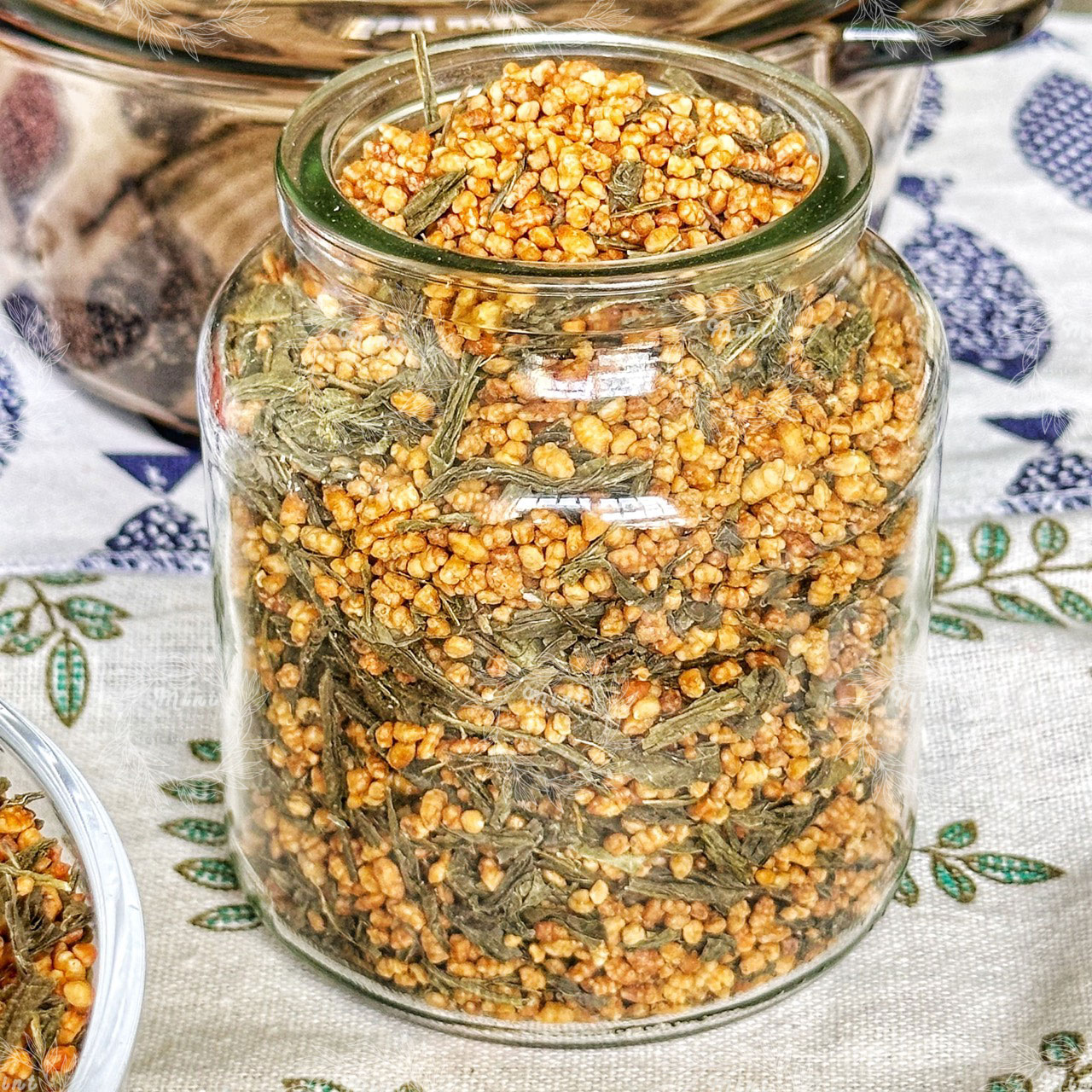 Trà Xanh Gạo Lứt Rang (Genmaicha - Huyền Mễ Trà - Trà Gạo Rang - Trà Bỏng Ngô) - Túi 500gr