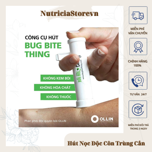 Dụng Cụ Hút Nọc Độc Do Kiến Muỗi Ong Đốt BUG BITE THING