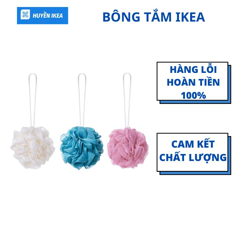 [HCM]Bông tắm IKEA tạo bọt siêu mềm Set 3