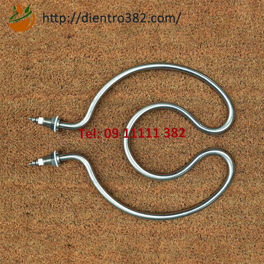 Thanh điện trở nhiệt dạng vòng tròn kép, vòng tròn tim dùng đun sôi nước và cho nồi tráng bánh, nồi hấp chất liệu inox 304