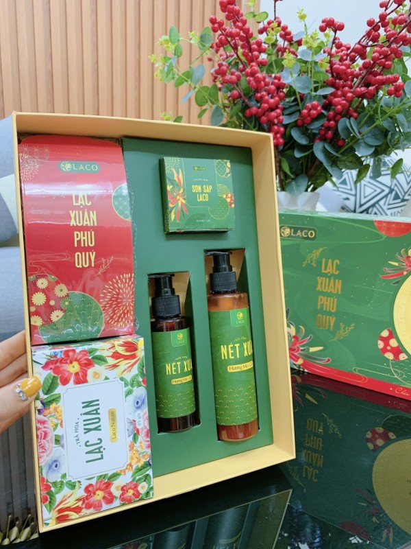 Set quà tết Xuân Nhật Bình An Laco