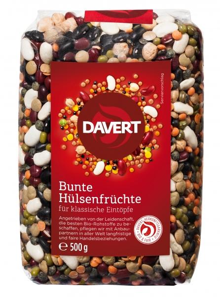 Đậu tổng hợp hữu cơ Davert 500g
