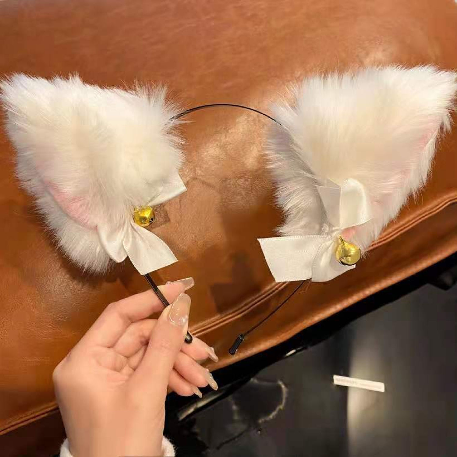 Băng Đô Bờm Cài Tóc Tai Mèo Cosplay
