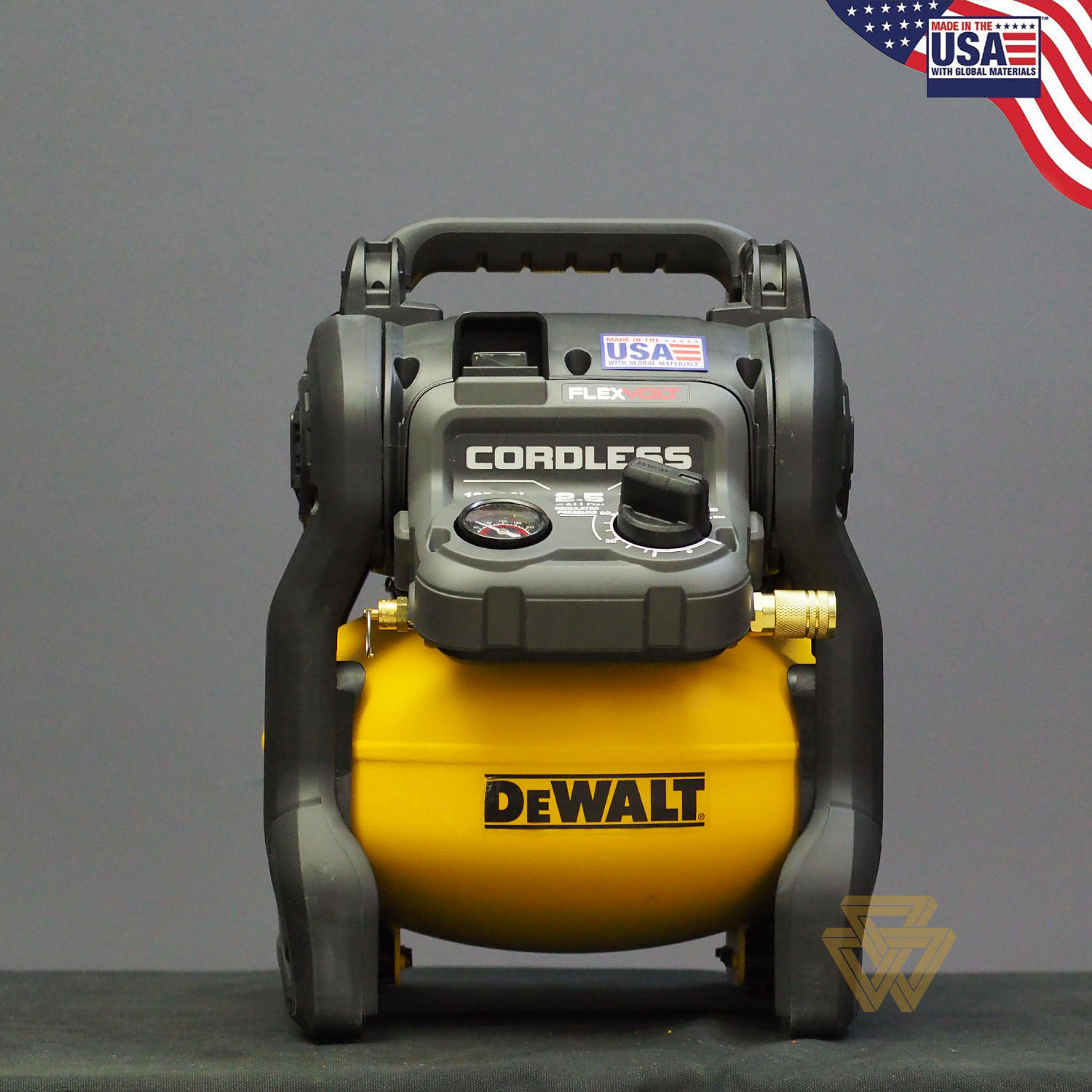 [HCM][Trả góp 0%] Bộ Máy Nén Khí 0.4HP 9.5L Dewalt DCC2560T1