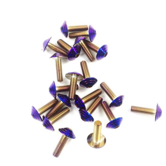 Bộ 20 ốc 6 ly màu vàng gold gắn dàn áo Honde GreenNetworks