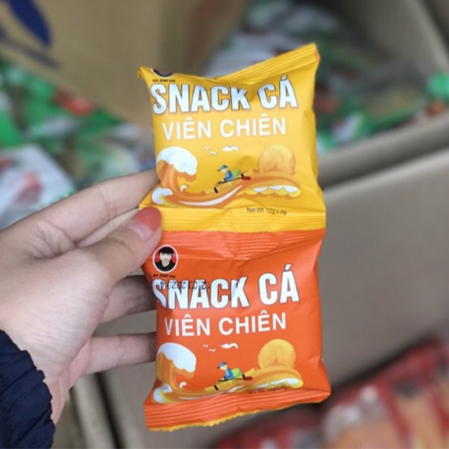 Snack cá viên chiên 1 bịch 60gói
