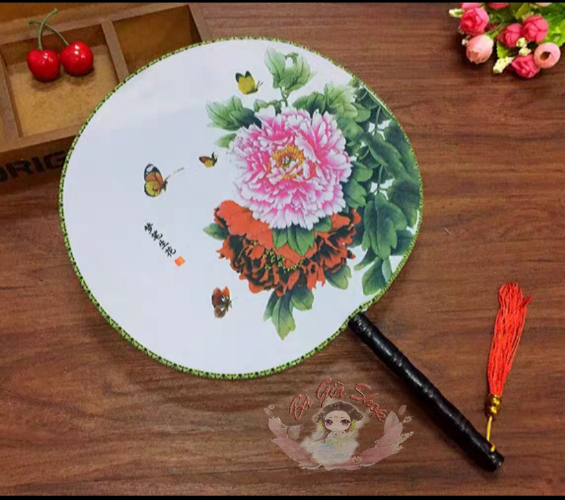 Quạt tròn cổ trang